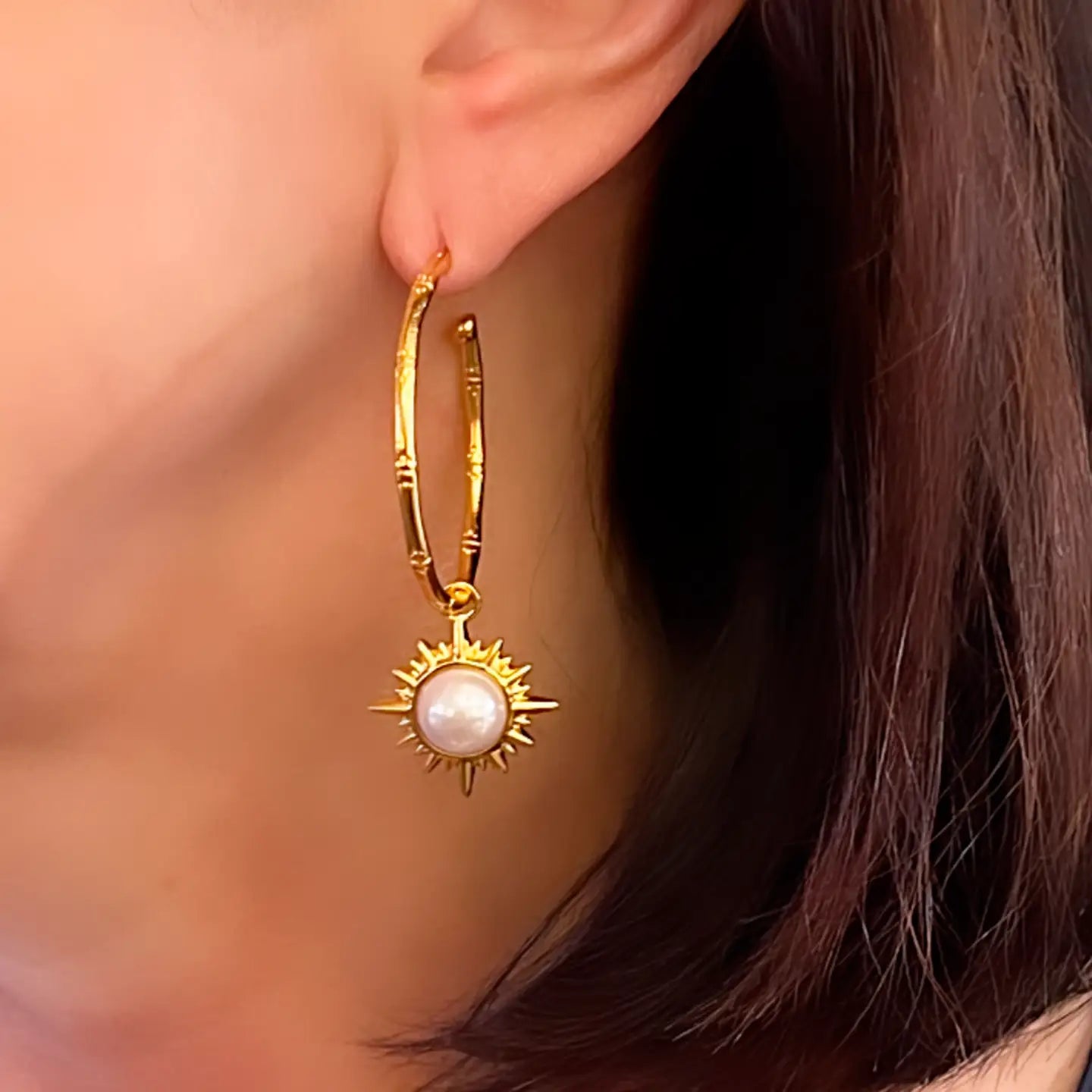 Starburst Hoops